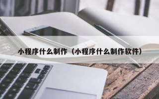 扬中小程序什么制作（小程序什么制作软件）